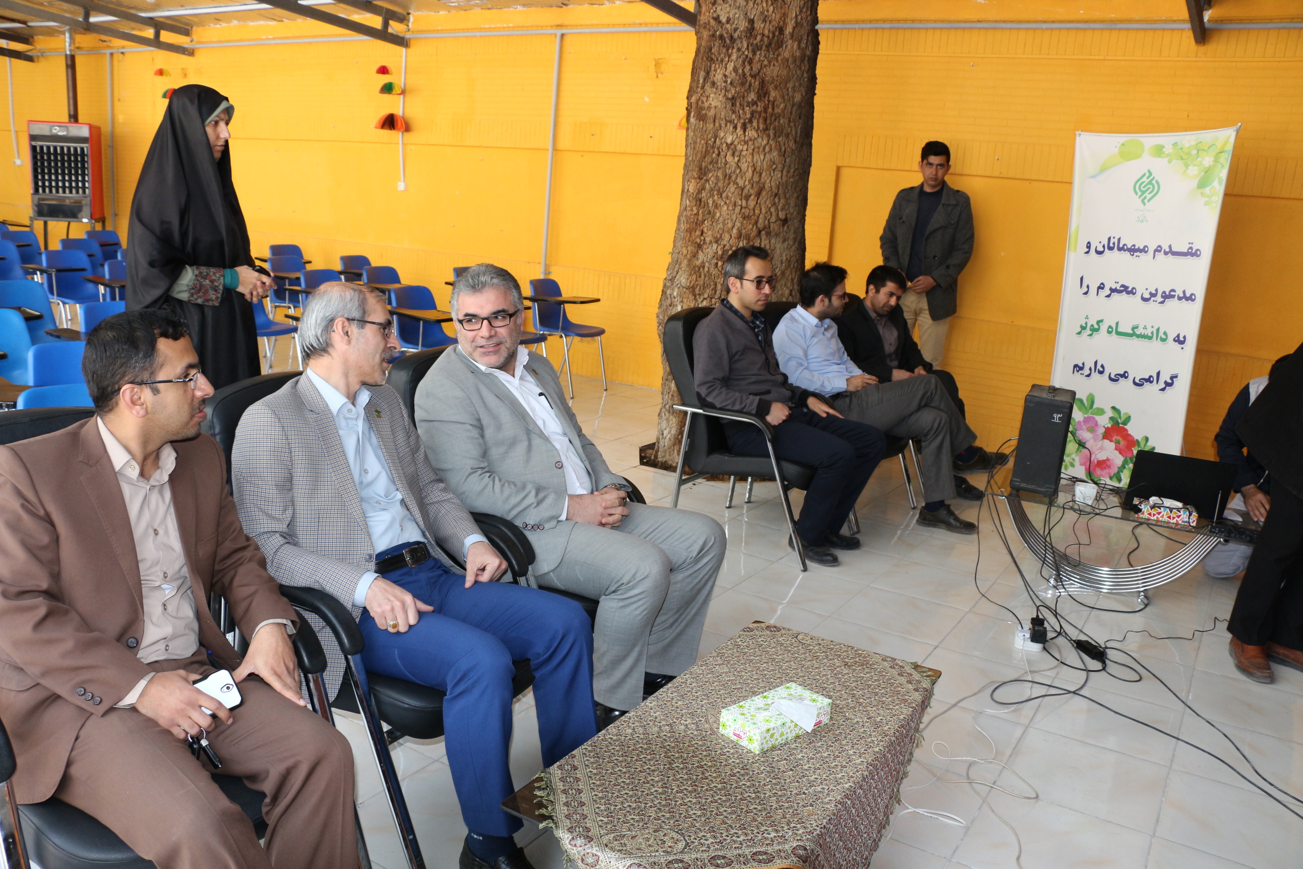 افتتاحیه رادیو دانشگاه کوثر با حضور دکتر حسینی رئیس دانشگاه
