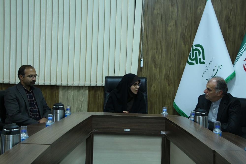 Meeting Between Kosar University President and Former Iranian Ambassador to Turkmenistan